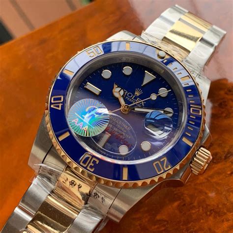 rolex submariner 2 toned replica 129|copy rolex submariner best movement.